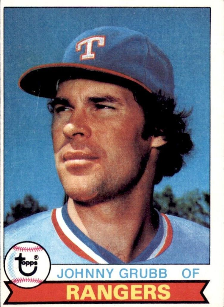 1979 Topps Baseball Johnny Grubb #198 PSA 8.5
