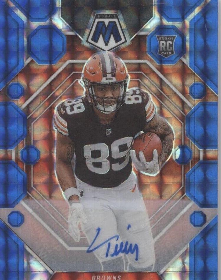 2023 Panini Mosaic Football Blue Cedric Tillman #296