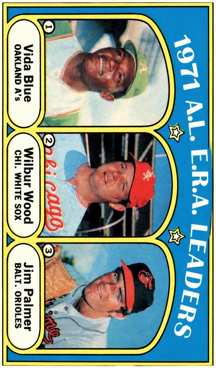 1972 O-Pee-Chee Baseball A.L. E.R.A. Leaders #92