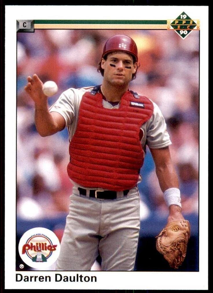 1990 Upper Deck Baseball Darren Daulton #418