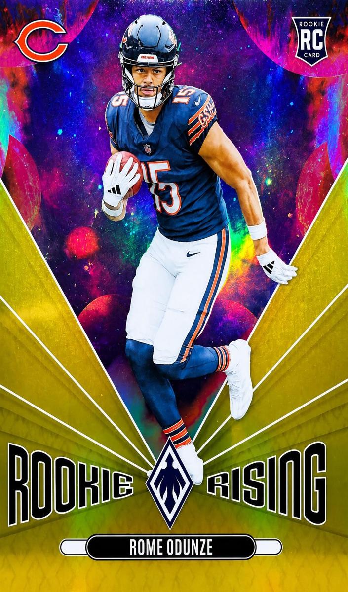 2024 Panini Phoenix Football Gold Rome Odunze #RR-ROE