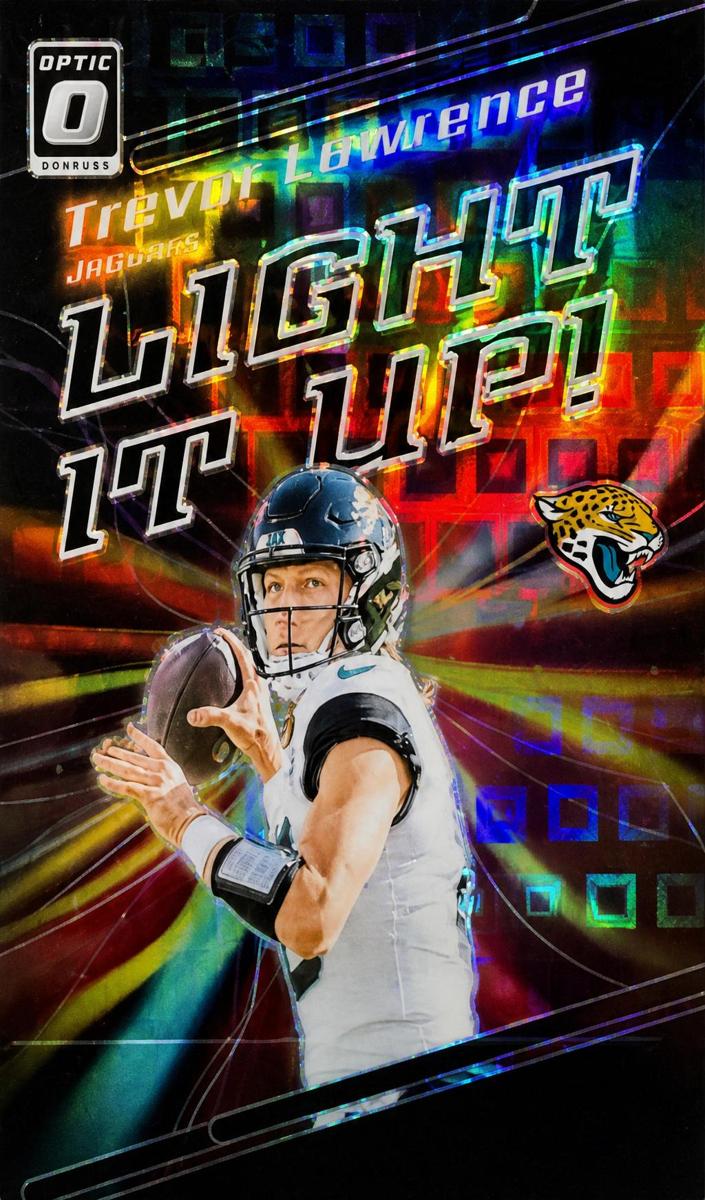 2023 Donruss Optic Football Black Pandora Trevor Lawrence #LU-TL PSA 8.5