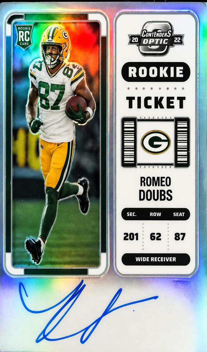 2022 Panini Contenders Optic Football Silver Romeo Doubs #132 PSA 10