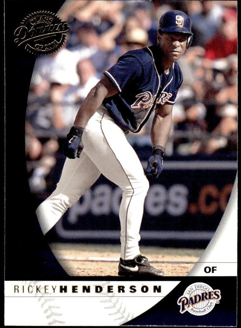 2001 Donruss Class of 2001 Baseball Rickey Henderson #68