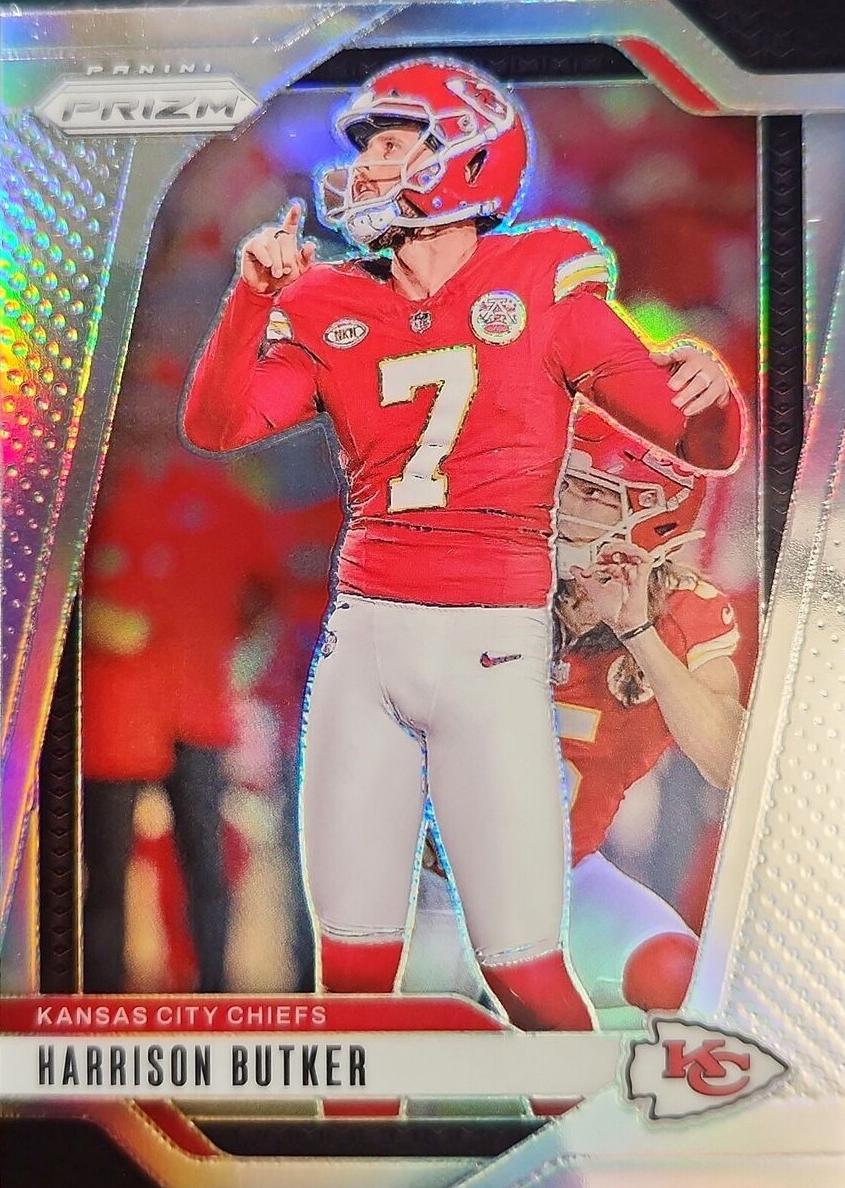 2024 Panini Prizm Football Silver Harrison Butker #144