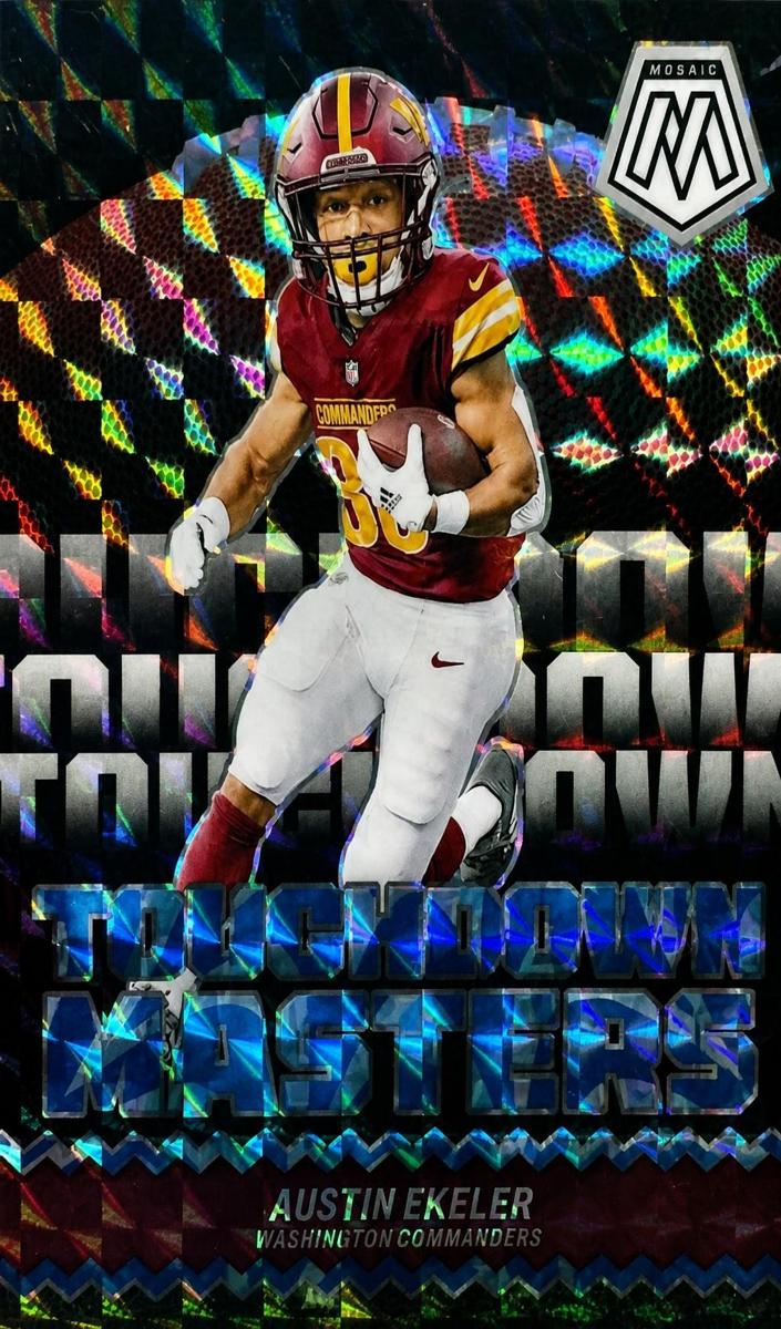 2024 Panini Mosaic Football Reactive Blue Austin Ekeler #TM-AER