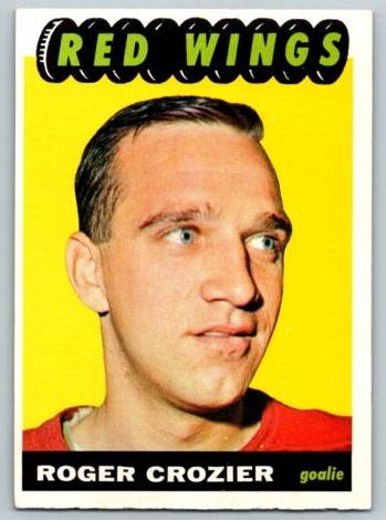 1965 Topps Hockey Roger Crozier #42 PSA 8