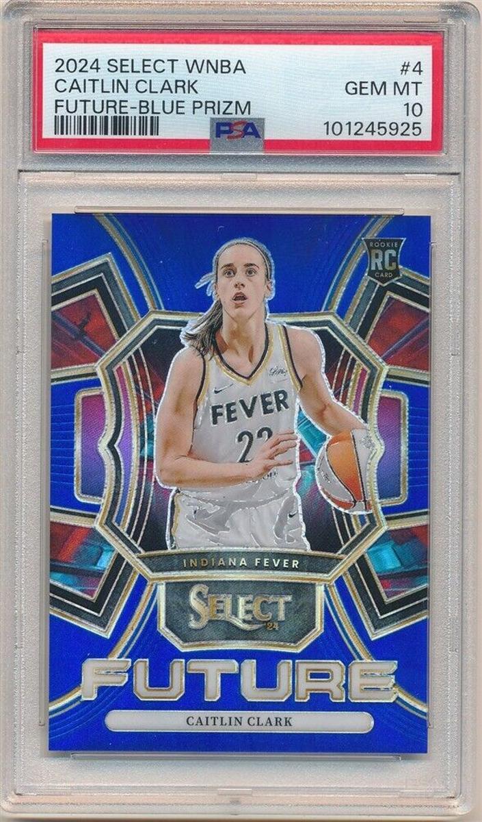 2024 Panini Select WNBA Basketball Blue Caitlin Clark #4