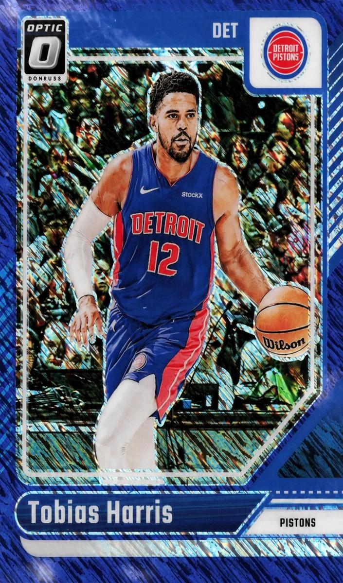 2024 Donruss Optic Basketball Blue Shimmer Tobias Harris #24