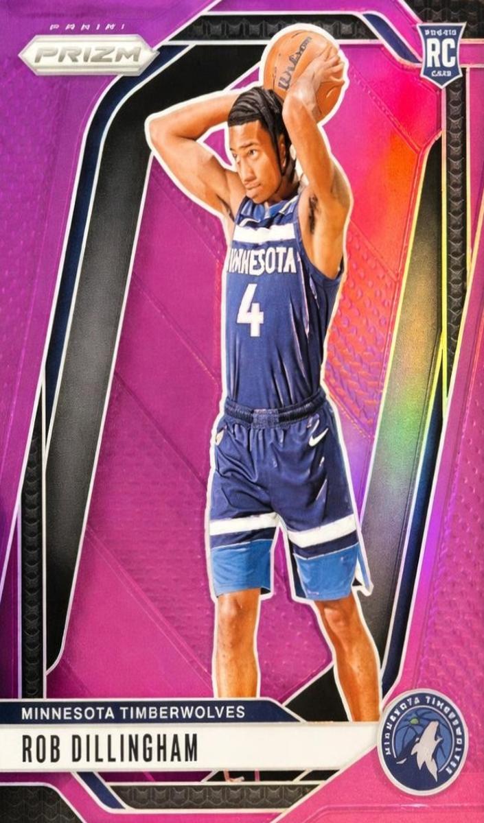2024 Panini Prizm Basketball Purple Rob Dillingham #250 PSA 7