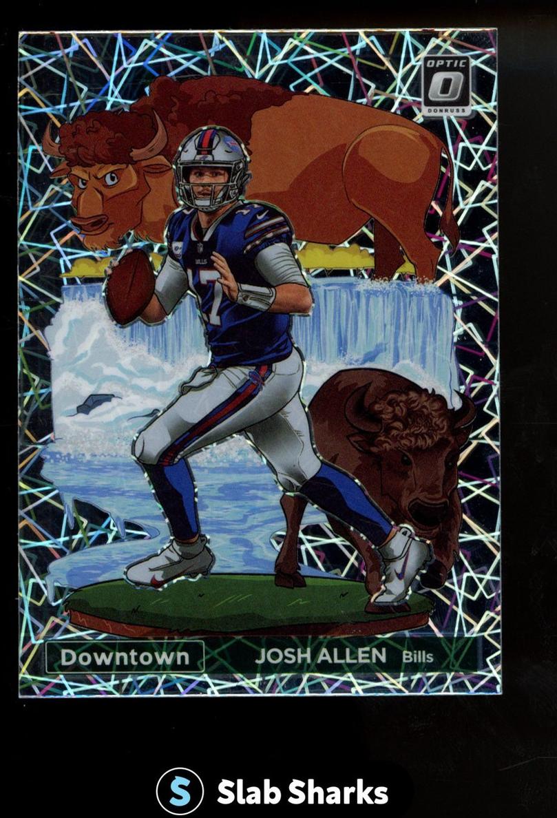 2022 Donruss Optic Football Josh Allen #DT-JA PSA 9