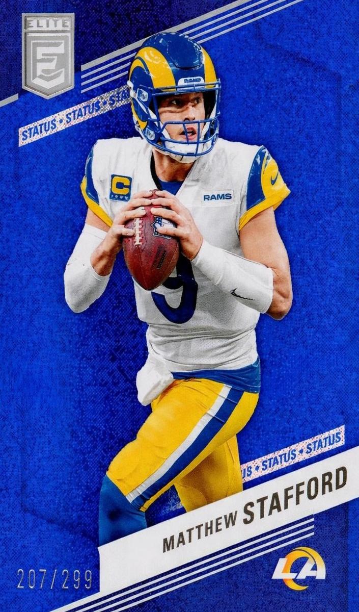 2023 Donruss Elite Football Status Sparkle Matthew Stafford #72