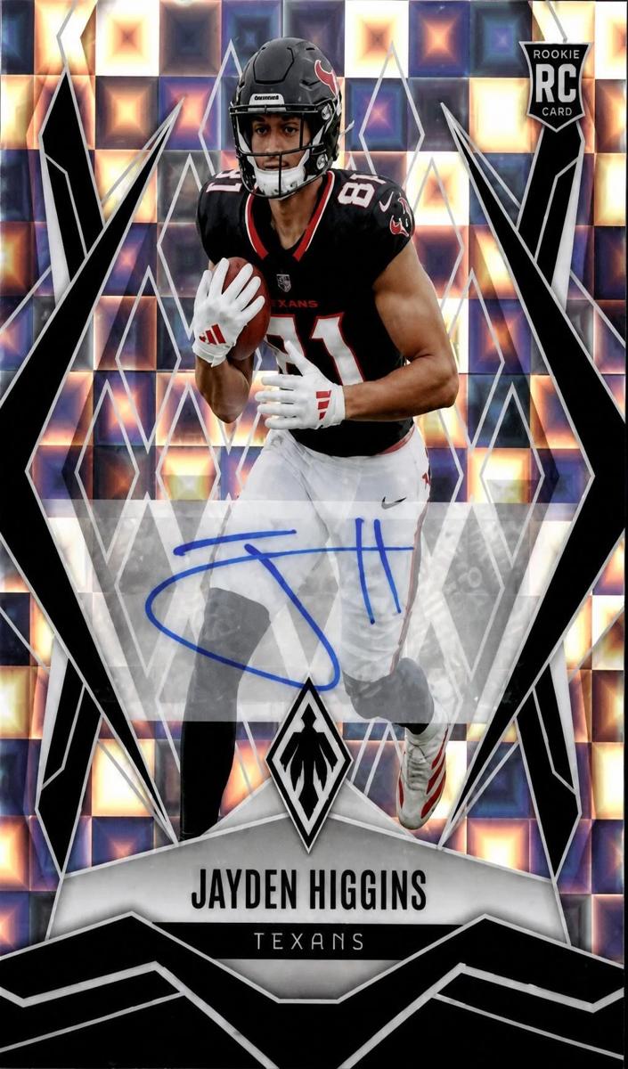 2025 Panini Phoenix Football Silver Pandora Jayden Higgins #180
