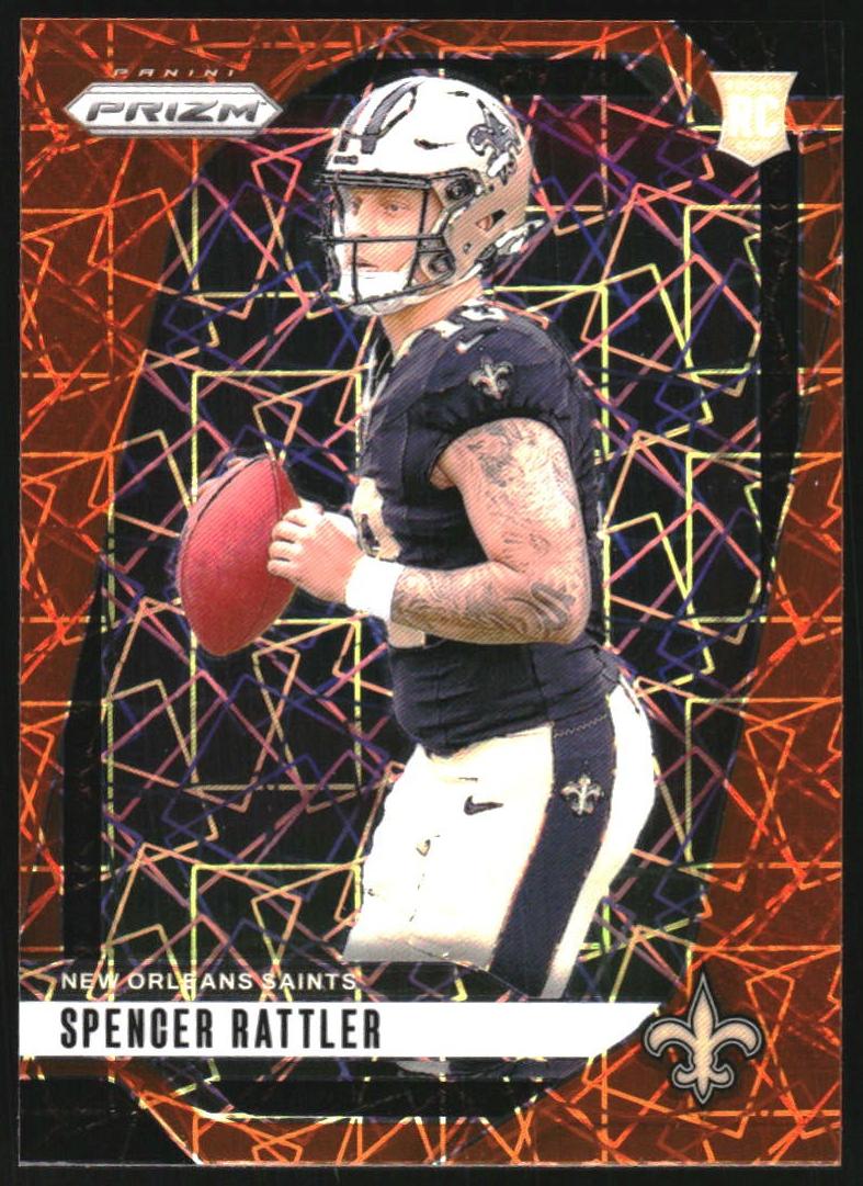 2024 Panini Prizm Football Lazer Spencer Rattler #388 PSA 10