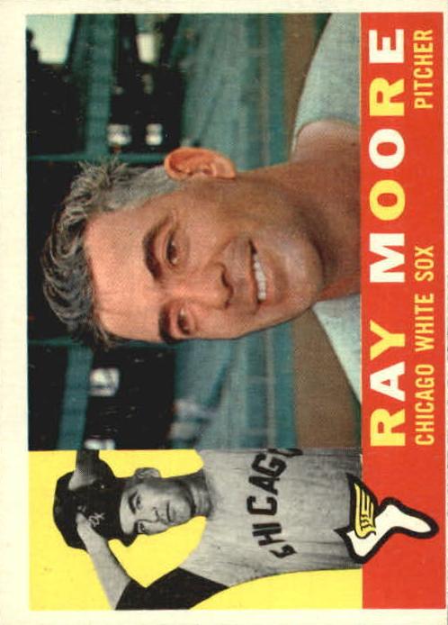 1960 Topps Baseball Ray Moore #447 PSA 7