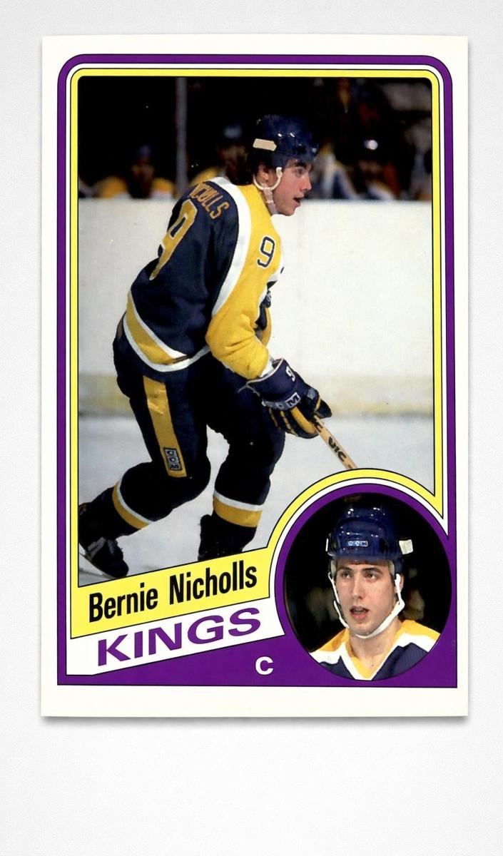 1984 O-Pee-Chee Hockey Bernie Nicholls #88