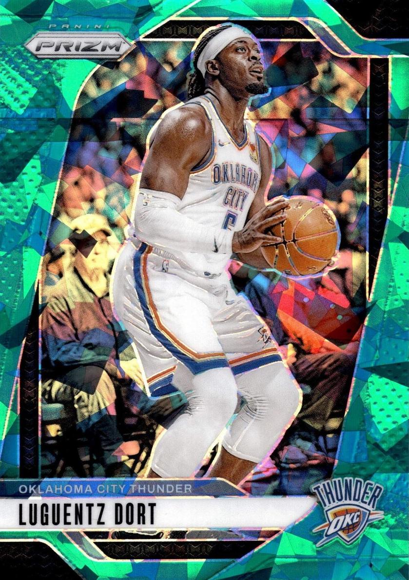2024 Panini Prizm Basketball Teal Ice Luguentz Dort #119