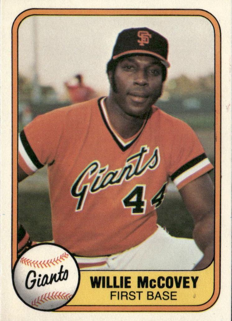 1981 Fleer Baseball Willie McCovey #434 PSA 9
