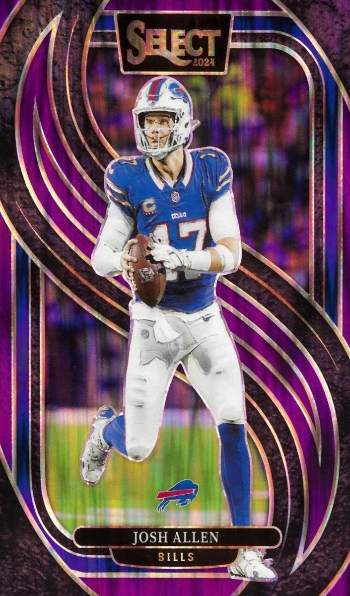 2024 Panini Select Football Purple Shock Josh Allen #122