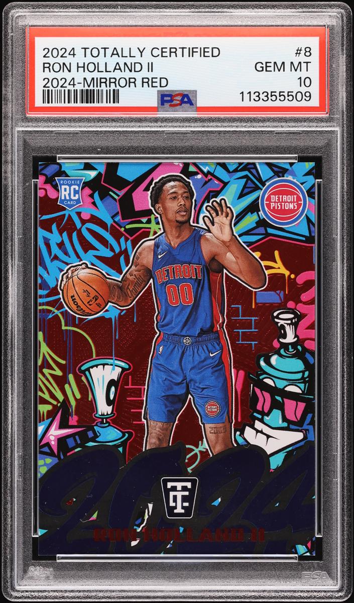 2024 Panini Totally Certified Basketball Mirror Red Ron Holland II #8