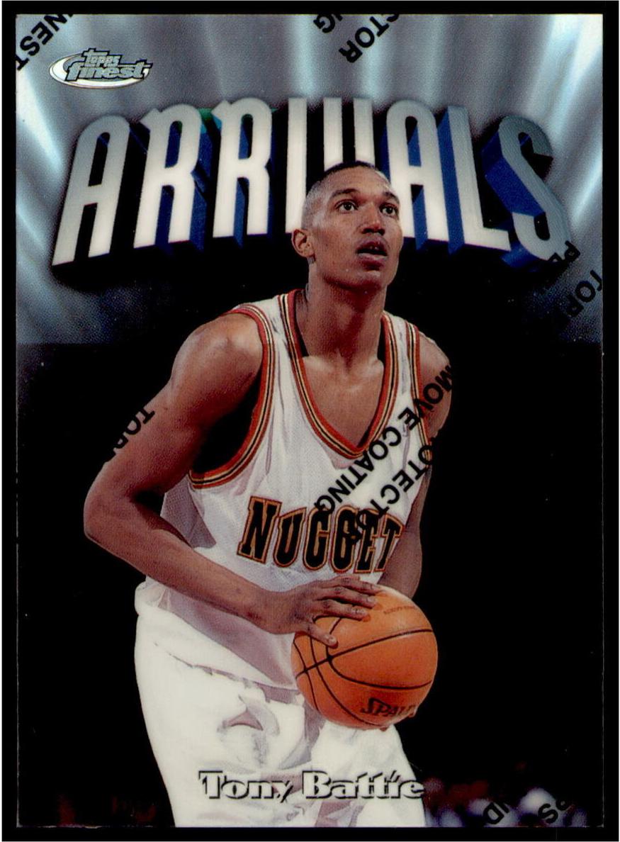 1997 Topps Finest Basketball Refractor Tony Battie #280 PSA 10