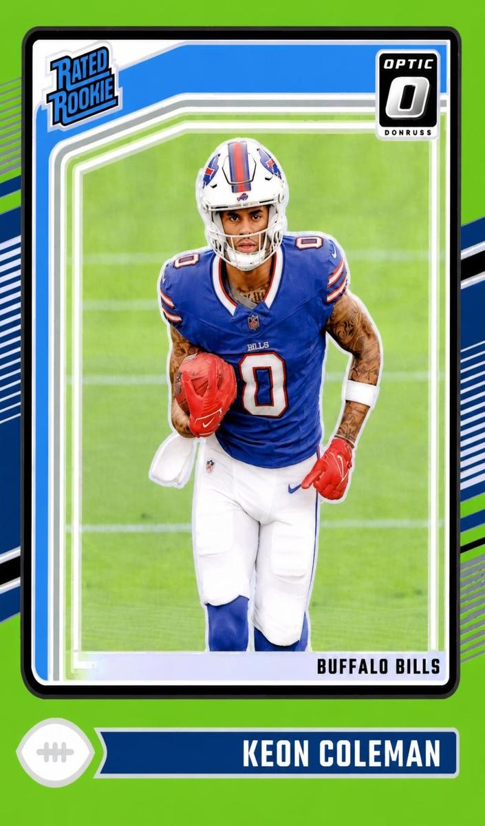 2024 Donruss Optic Football Lime Green Keon Coleman #263