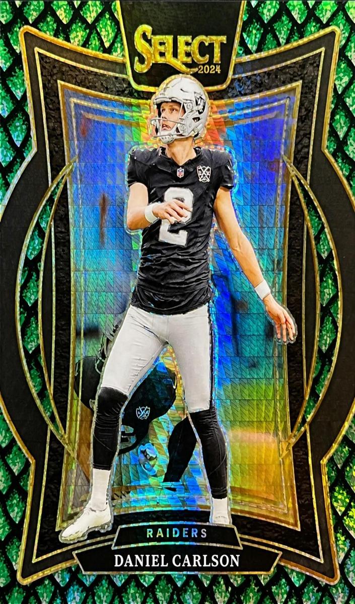 2024 Panini Select Football Dragon Scale Daniel Carlson #43