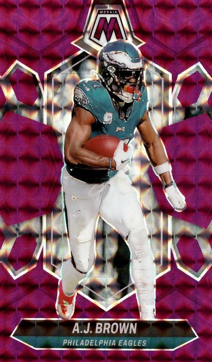 2024 Panini Mosaic Football Purple A.J. Brown #178