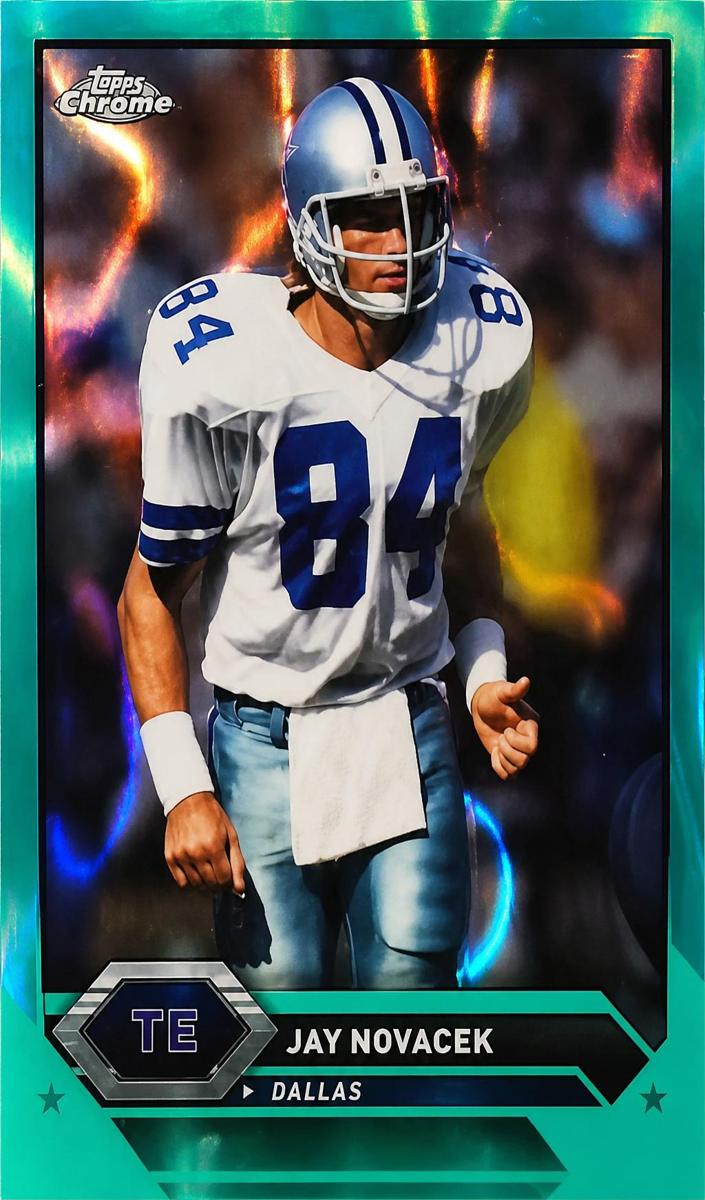 2023 Topps Composite Football Aqua Refractor Jay Novacek #28