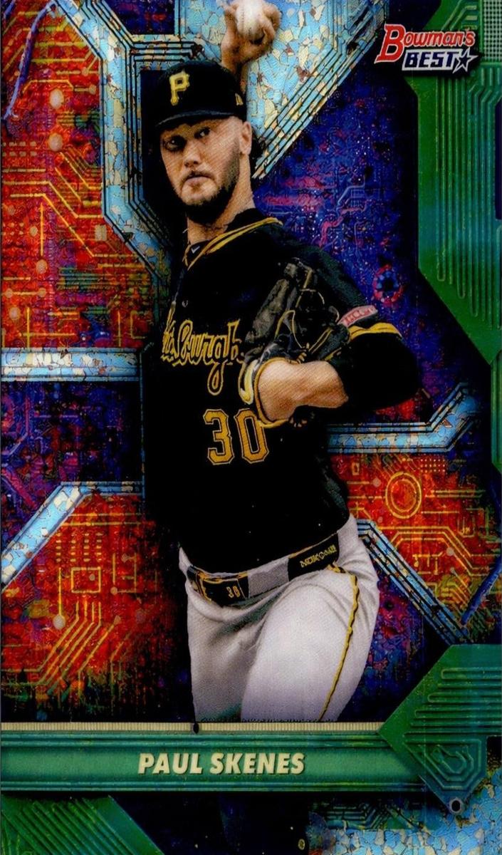 2025 Bowman's Best Baseball Mini-Diamond Refractor Paul Skenes #C-21
