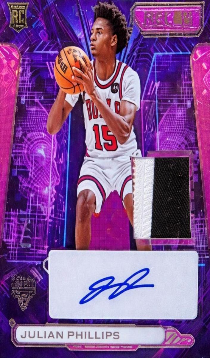 2023 Panini Recon Basketball Pink FOTL Julian Phillips #RJA-PHL