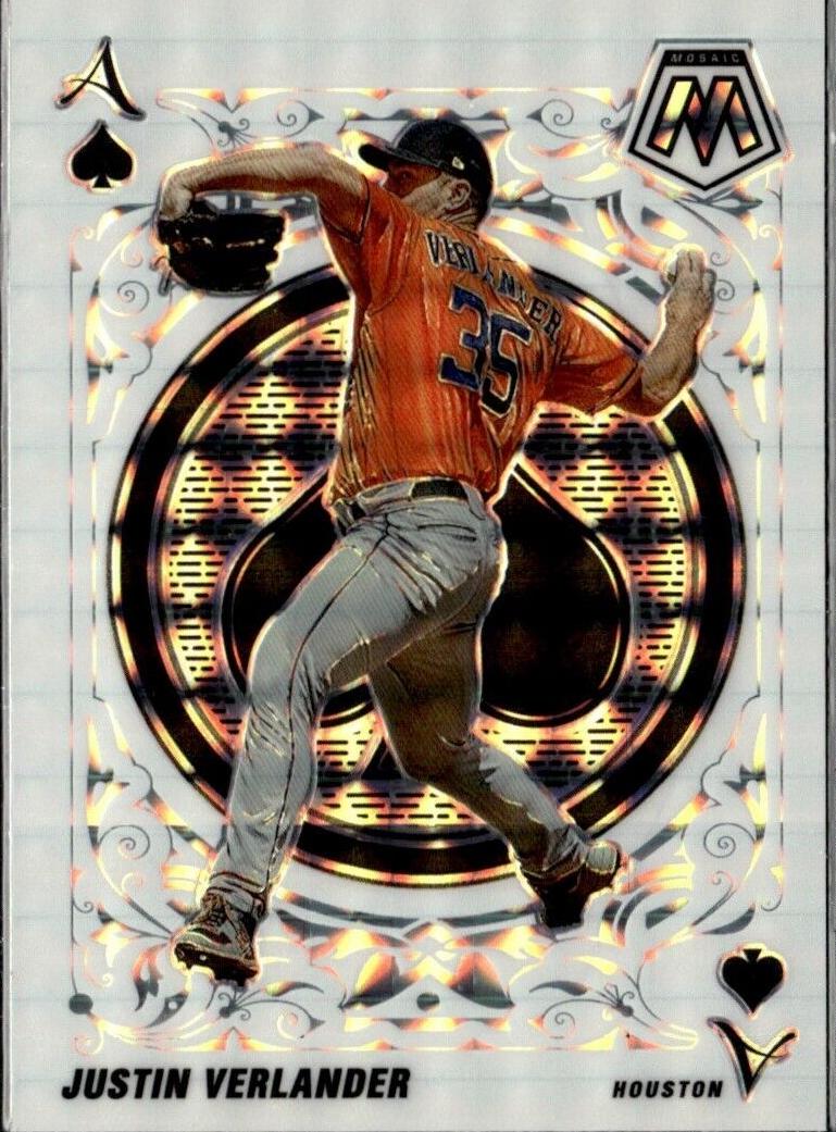2022 Panini Mosaic Baseball Justin Verlander #A-7 PSA 9