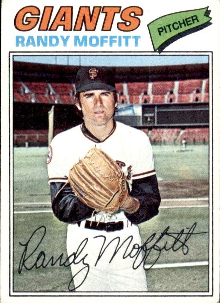 1977 Topps Baseball Randy Moffitt #464 PSA 9