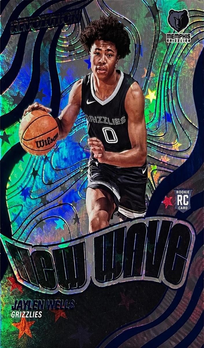 2024 Panini Revolution Basketball Blue Astro Jaylen Wells #20