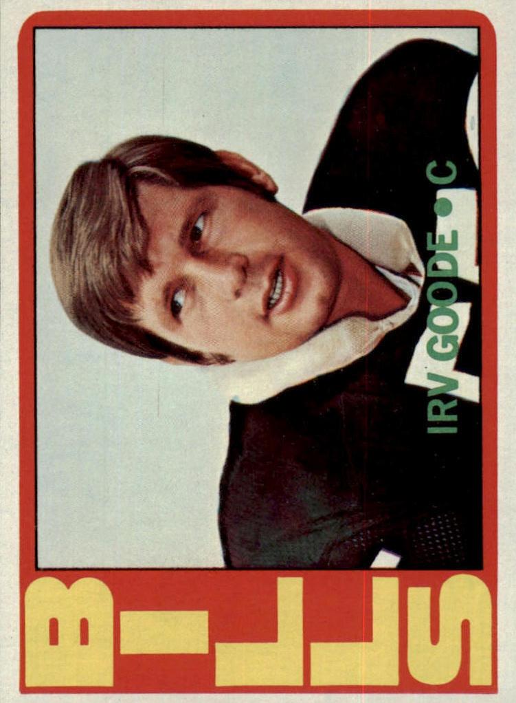 1972 Topps Football Irv Goode #214