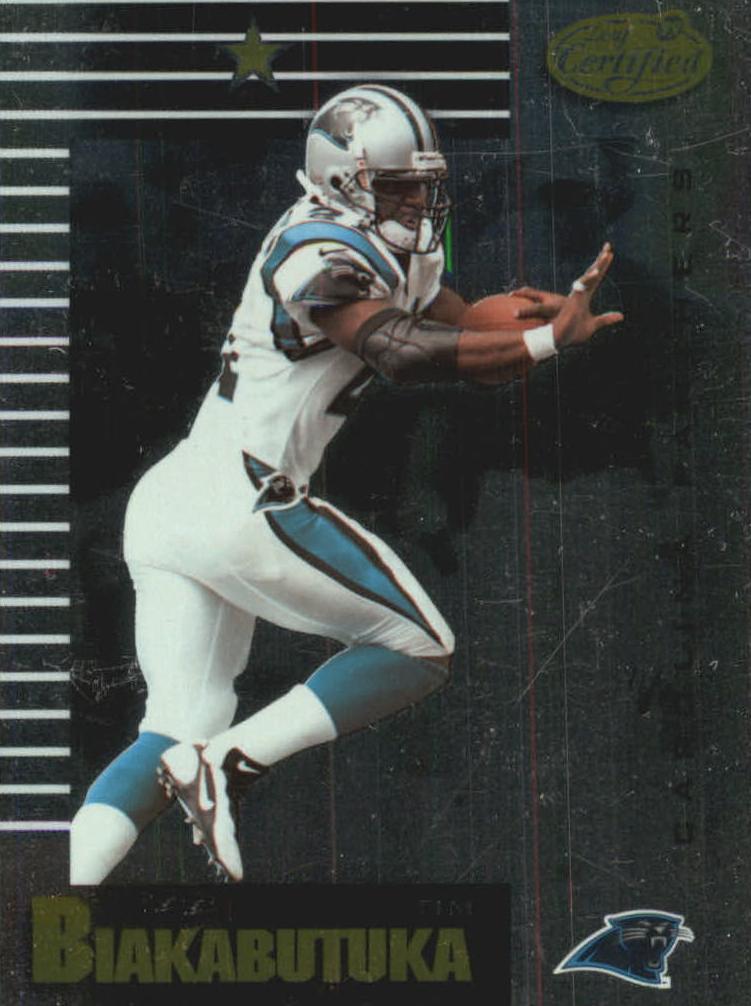 1999 Leaf Certified Football Tim Biakabutuka #14