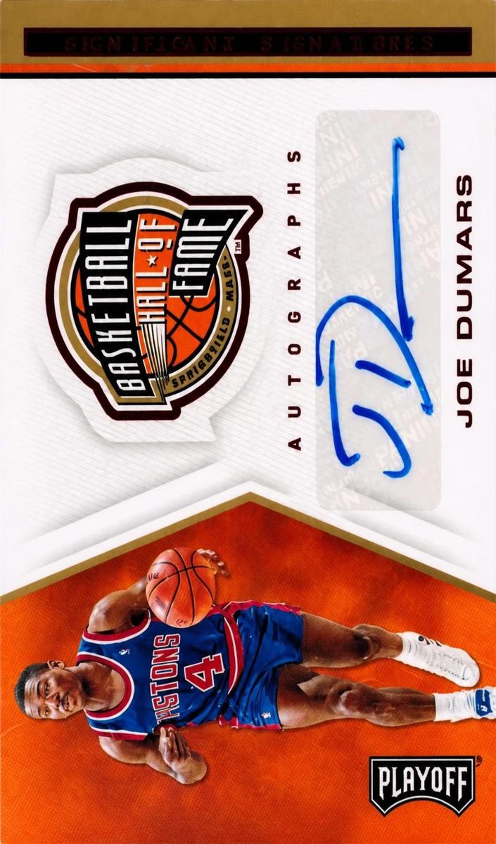 2019 Panini Chronicles Basketball Joe Dumars #HF-JDU