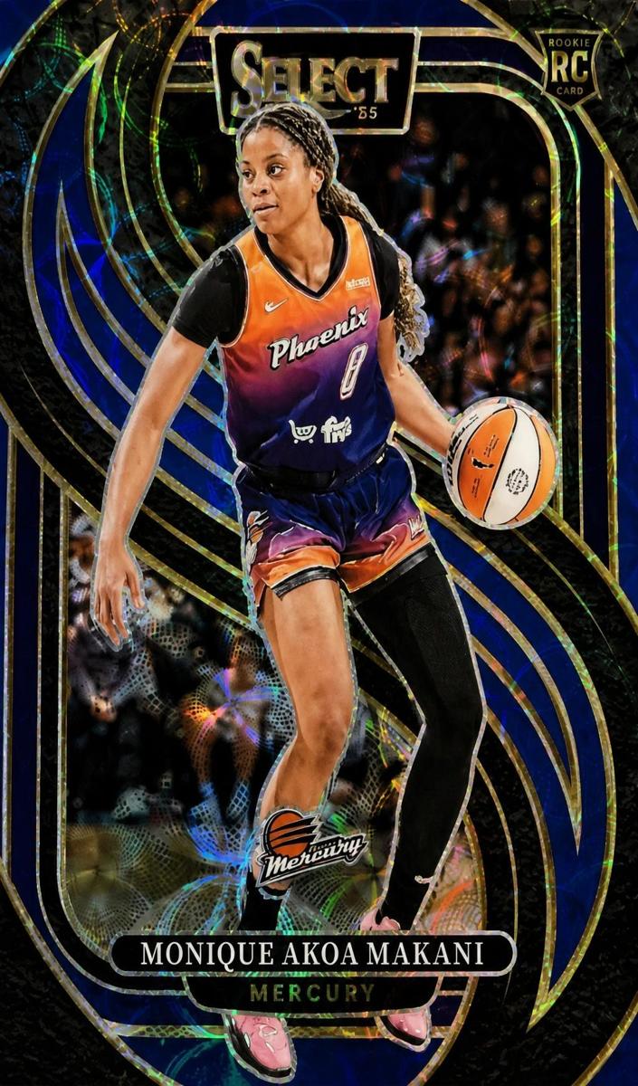 2025 Panini Select WNBA Basketball Blue Scope Monique Akoa Makani #156