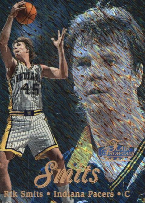 1997 Flair Showcase Basketball Row 1 Rik Smits #65
