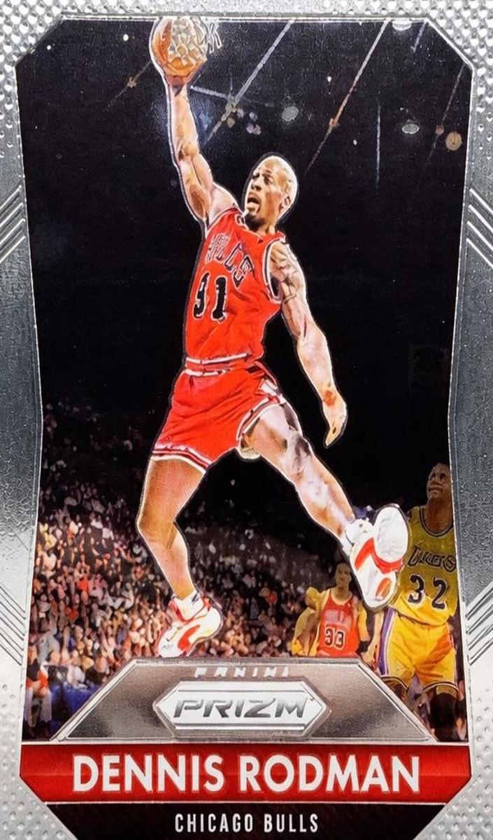 2015 Panini Prizm Basketball Dennis Rodman #245 PSA 9