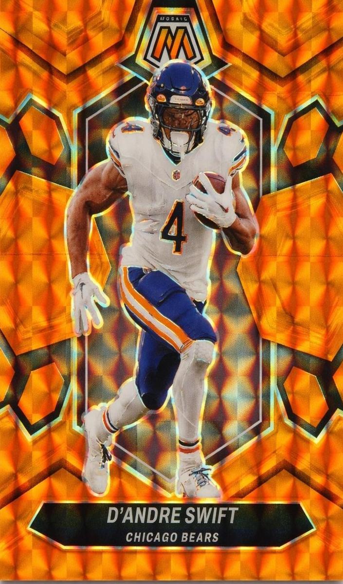 2024 Panini Mosaic Football Orange D'Andre Swift #37