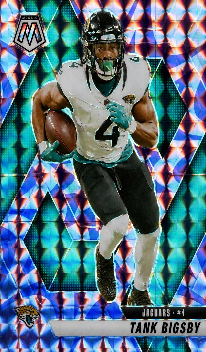 2025 Panini Mosaic Football Reactive Purple Tank Bigsby #219