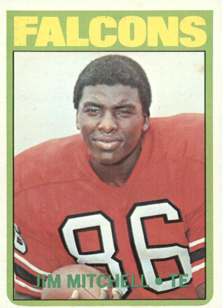 1972 Topps Football Jim Mitchell #227 PSA 8