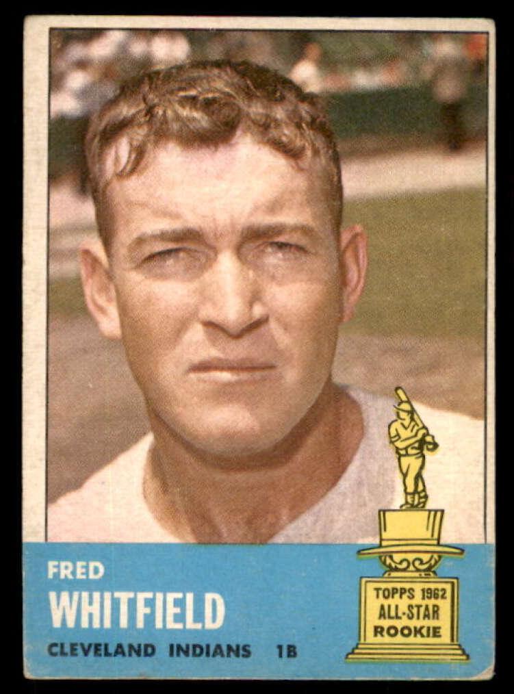 1963 Topps Baseball Fred Whitfield #211