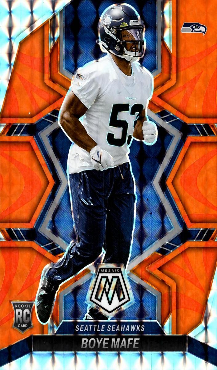 2022 Panini Mosaic Football Boye Mafe #385 PSA 9