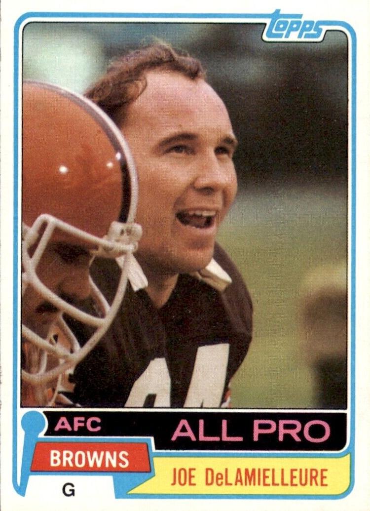 1981 Topps Football Joe DeLamielleure #170 PSA 9