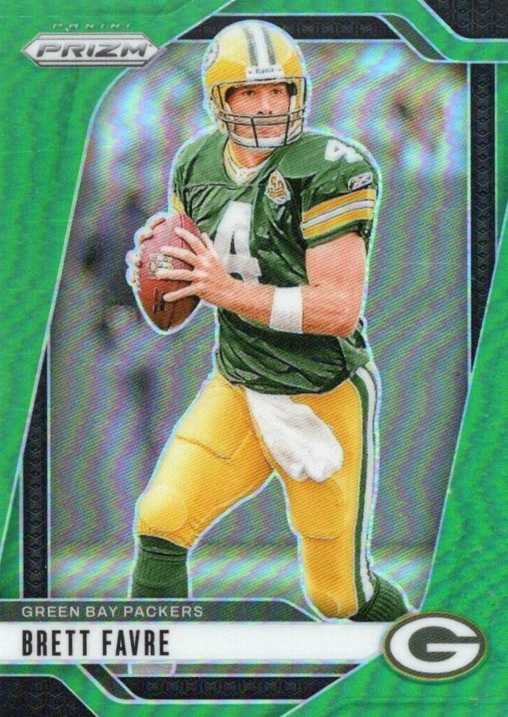 2024 Panini Prizm Football Green Brett Favre #110 PSA 9