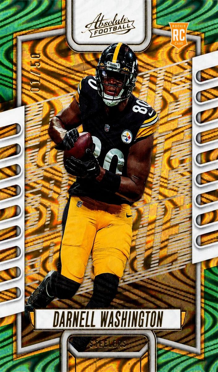 2023 Panini Absolute Football Green Waves Darnell Washington #187