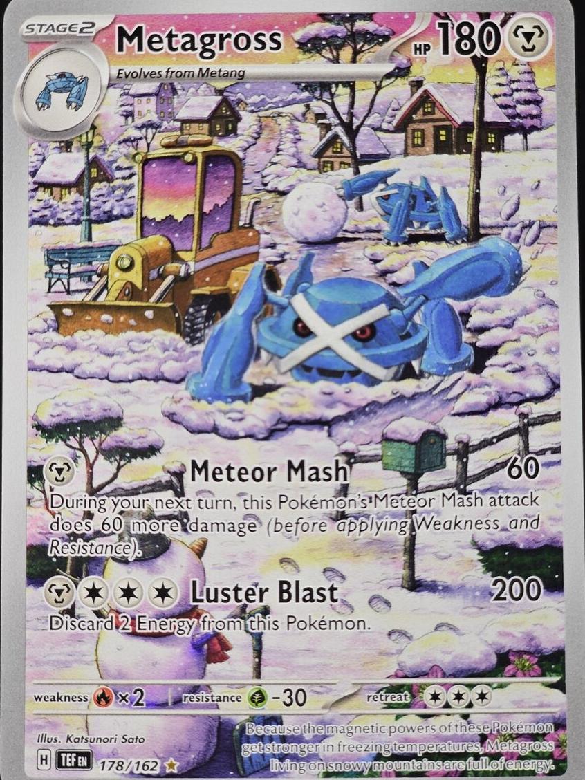 2024 Pokemon Scarlet & Violet Temporal Forces Metagross #178 PSA 9