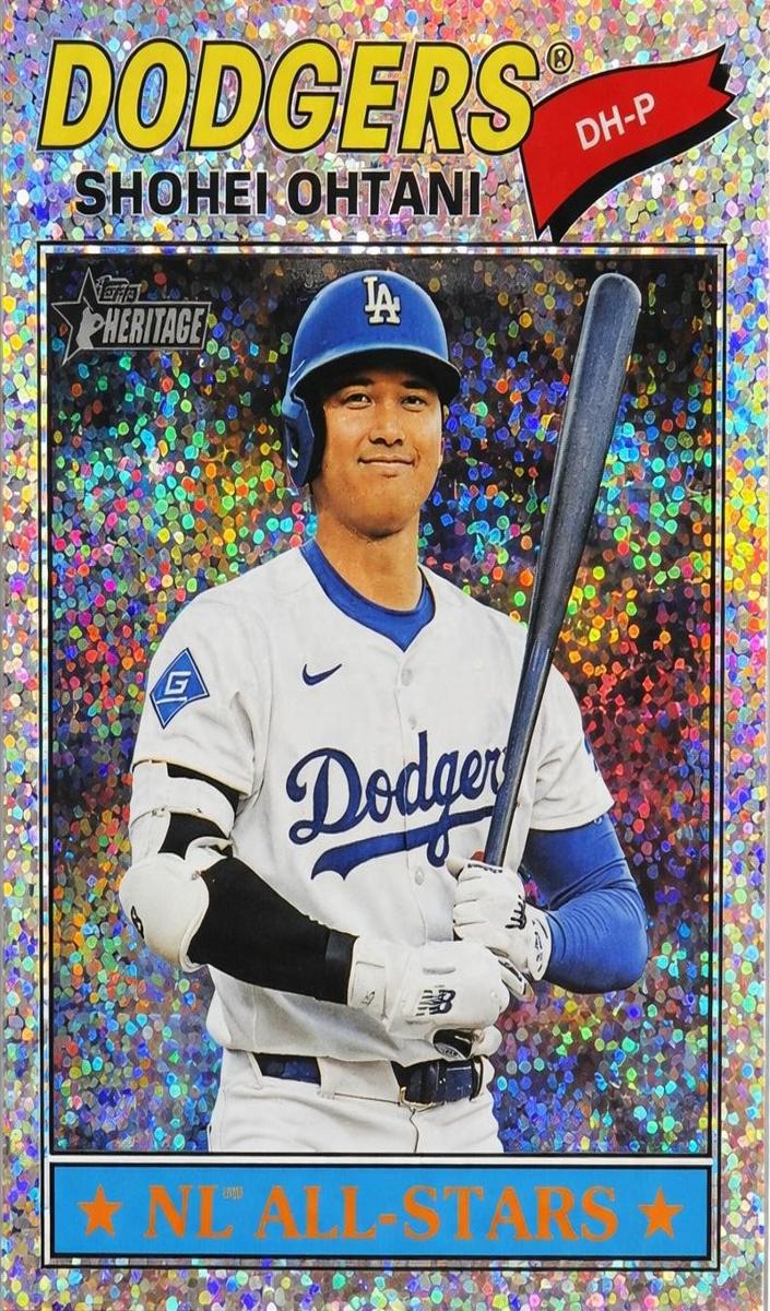 2026 Topps Heritage Baseball Silver Sparkle Refractor Shohei Ohtani #290
